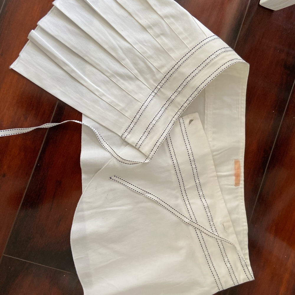 White Cheer Skirt NWT